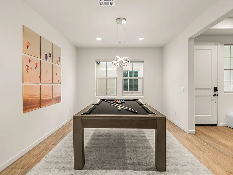Pool Table (to the left of front door)