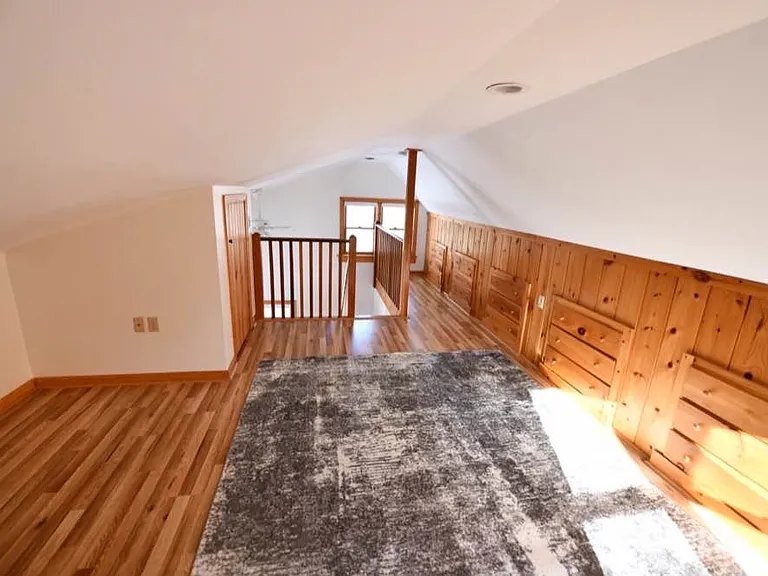 Loft with storage.