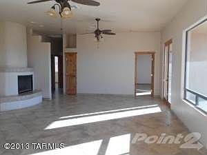 Great Room with a custom Fireplace!