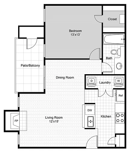 Floor plan Miramar