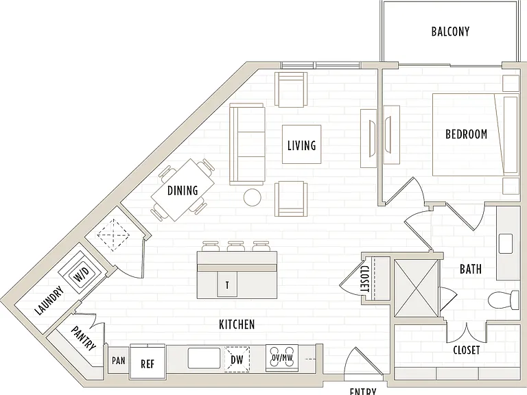 A10 | 1 Bed 1 Bath A10 | 1 Bed 1 Bath