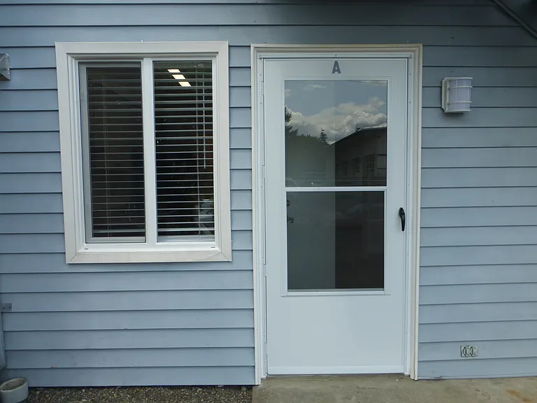 Front entrance with off-street parking space is right in front!