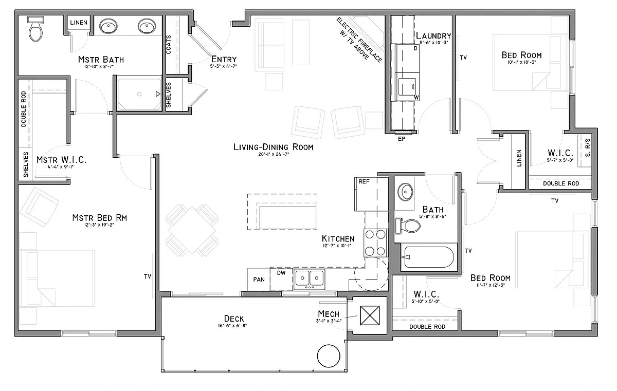 Floor plan Ogallala (D1)