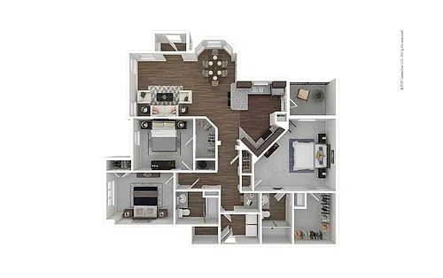 Floor plan The Westridge - Workforce Housing