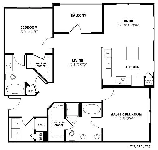 Floor plan B2