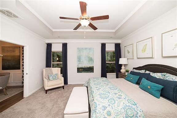 Lanier Owner's Suite. *Picture shown is Carnation Place Model Home. Options & Selections may vary.*