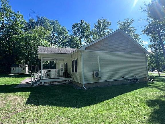 Northeast side & back porch