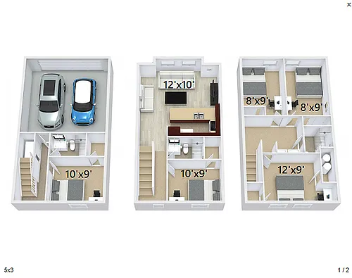Floor plan 5X3