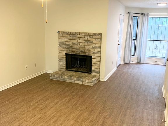 Newly installed vinyl plank flooring all throughout the house.