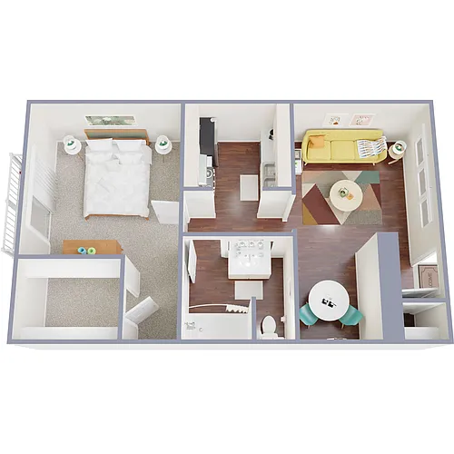 Floor plan 1X1