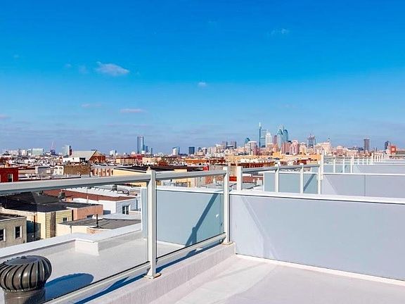 Your private roof deck. Philadelphia skyline in background.