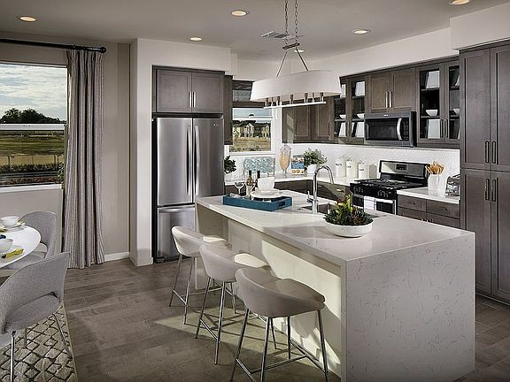 Kitchen Waterfall Island