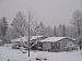 Front of house w/ snow