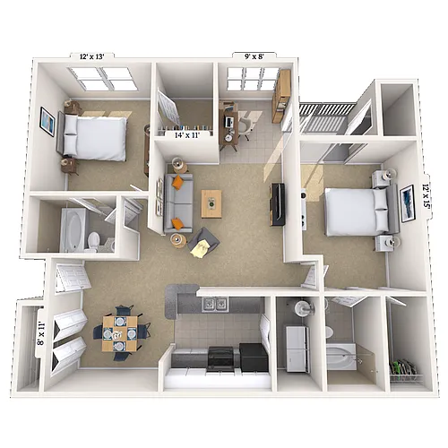 Floor plan 22D