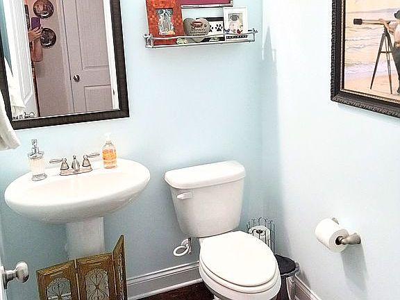 Downstairs powder room 