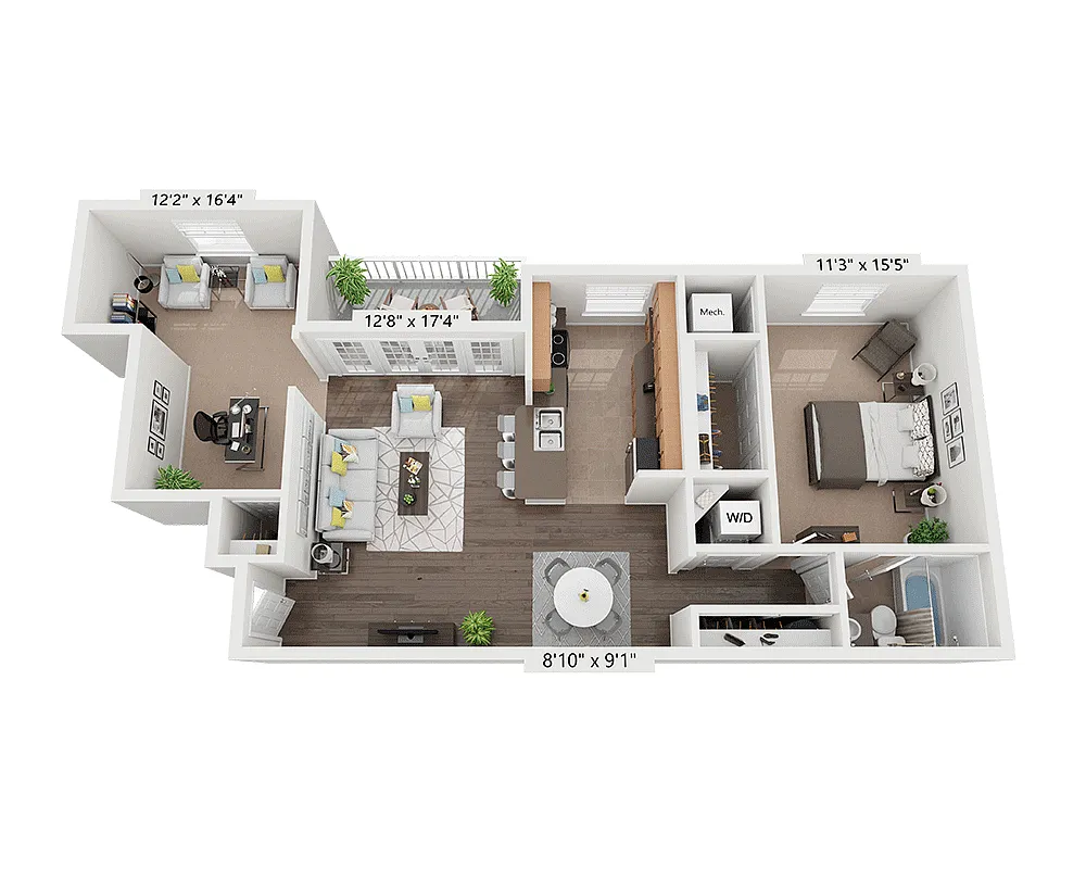 Floor plan Plan A1AD
