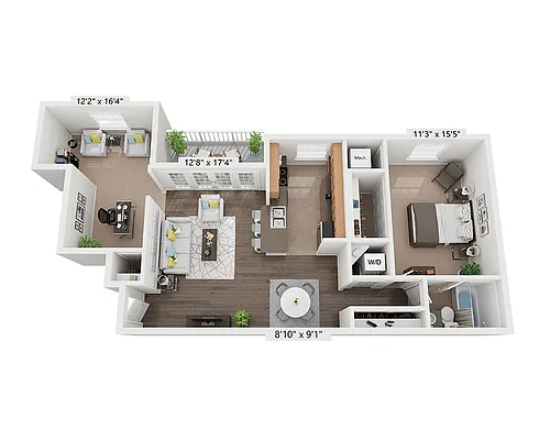 Floor plan Plan A1AD