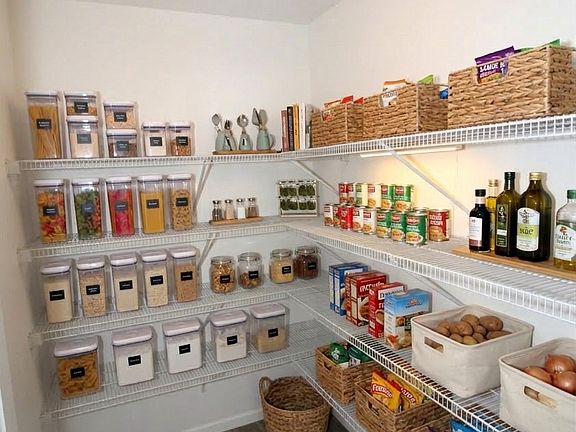 Pantry virtually staged