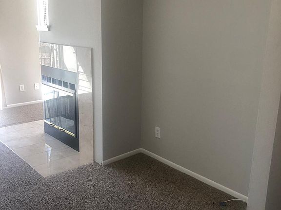 wood burning fireplace