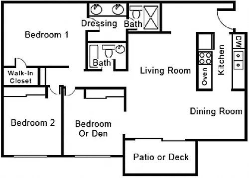Floor plan Plan B