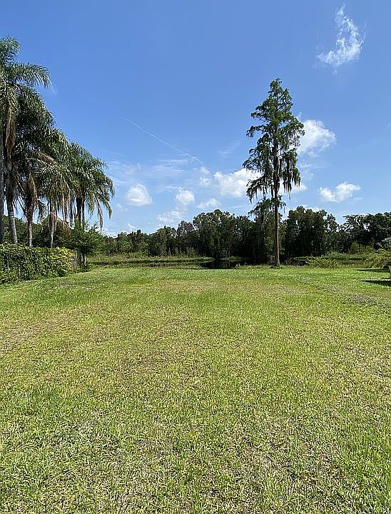 Northbound view of lot  