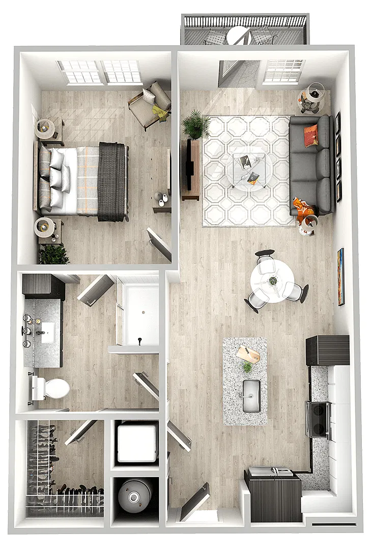 Floor plan A1a