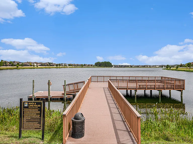 Community fishing dock
