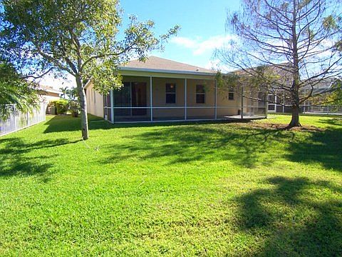 Large yard