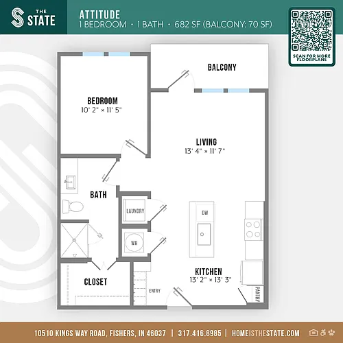 Floor plan Attitude 1.1