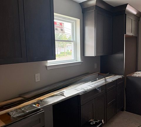Kitchen - In progress
Granite countertops and appliances coming soon!