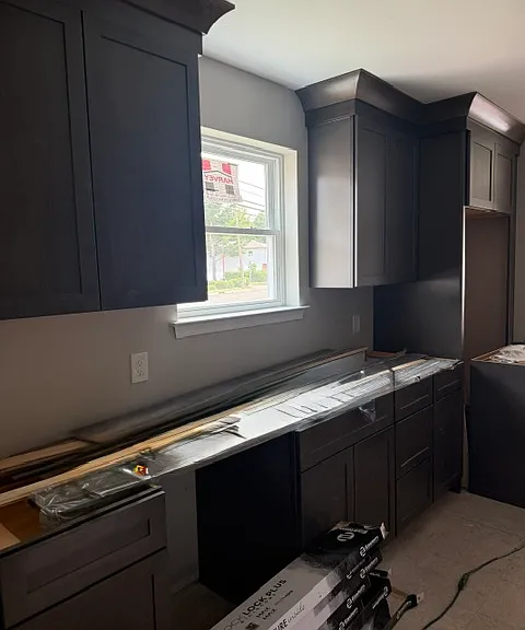 Kitchen - In progress
Granite countertops and appliances coming soon!