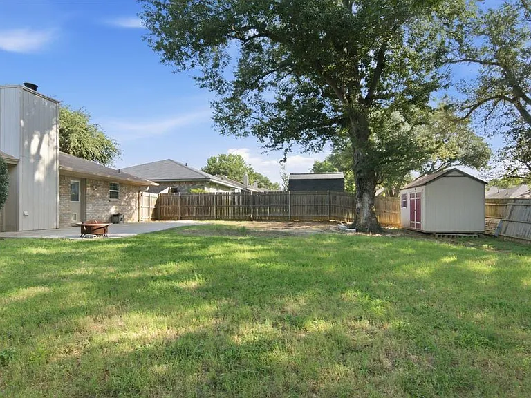 large back yard
