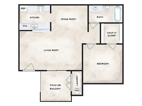 Floor plan A1R