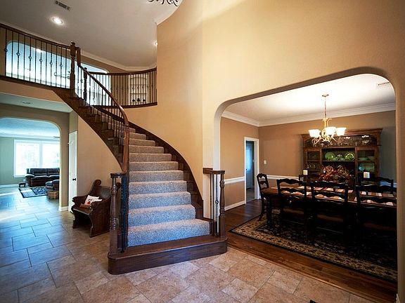 Front entry and formal dining