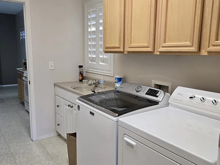 Laundry area