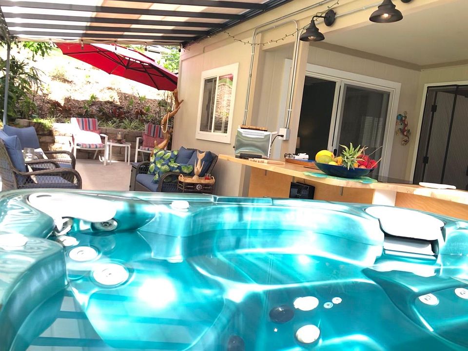 High powered hot tub