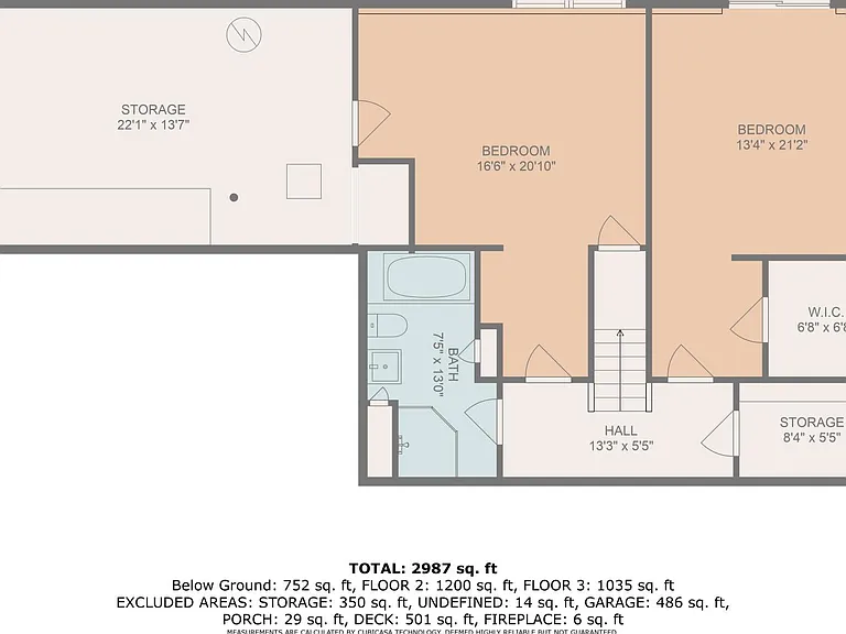 Lower floor plan.