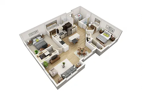 Floor plan B2D