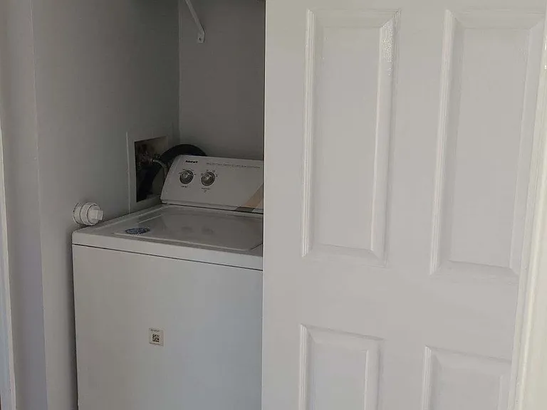 Washer and dryer closet