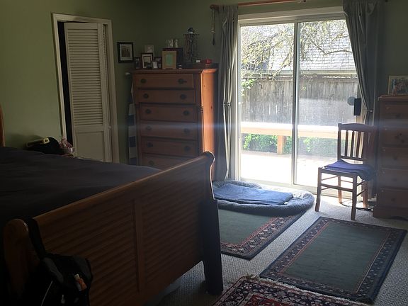 Master Bedroom; with sliding door & deck