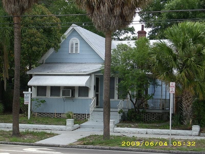 front of building