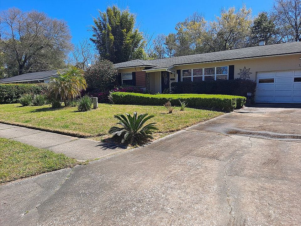 Driveway recently pressure washed