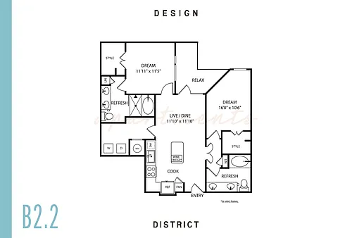 Floor plan B22