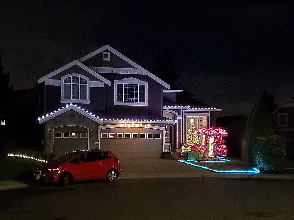 House in lights