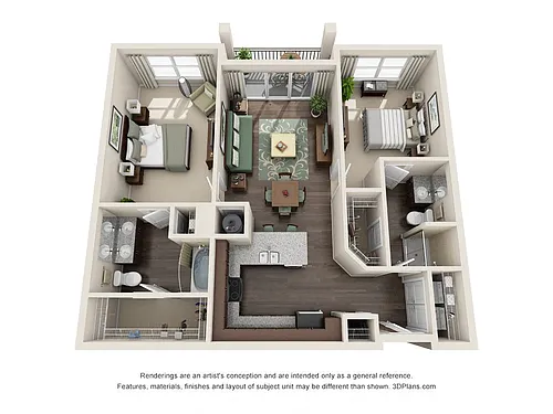 Floor plan The Barcelona