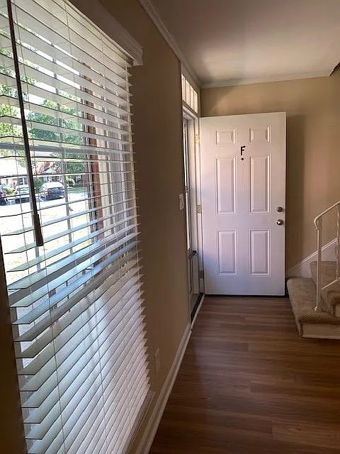 Tall living room window allows for lots of natural light !