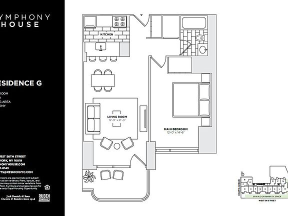 2nd image of 235 W 56th St APT 29G