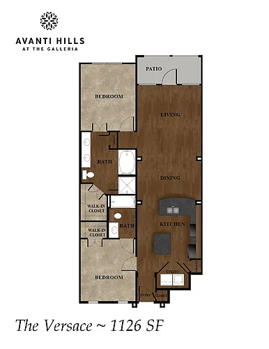 Floor plan B3 Versace