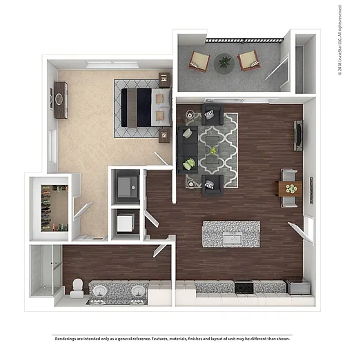 Floor plan A2 - ADA