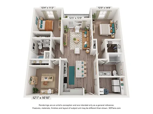 Floor plan B1DLL